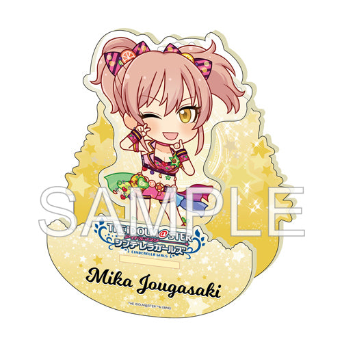 『アイドルマスター シンデレラガールズ』揺れているアクリル ぷちデレラ Orange Sapphire 城ヶ崎美嘉+Ver.